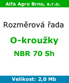 rozm�rov� �ada - o-krou�ky nbr 70 sh