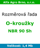 rozm�rov� �ada - o-krou�ky nbr 90 sh