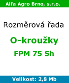 rozm�rov� �ada - o-krou�ky fpm 75 sh