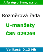 Rozm�rov� �ada - U-man�ety �SN 029269