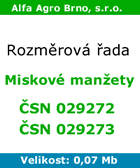 Rozm�rov� �ada - Miskov� man�ety �SN 029272 a �SN 029273