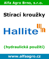 St�rac� krou�ky Hallite pro hydraulick� aplikace